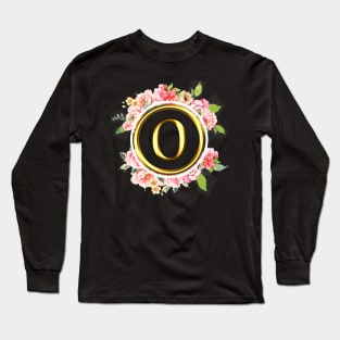 Letter O Shirt Alphabet Letter O Different Colors Long Sleeve T-Shirt